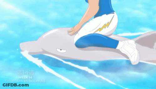Person Riding Dolphin Week 14 Chargers Vs Dolphins GIF