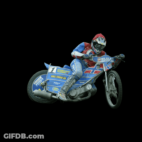 Person Riding Motorcycle Number 1 GIF