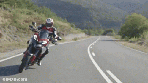 Person Riding Motorcycle Number 88 GIF