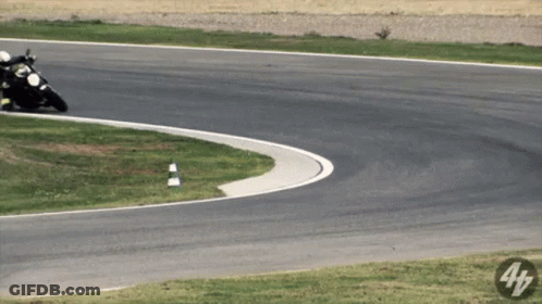 Person Riding Motorcycle On Track 44 GIF