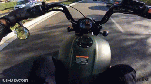Person Riding Motorcycle Saying Motorcyclist GIF