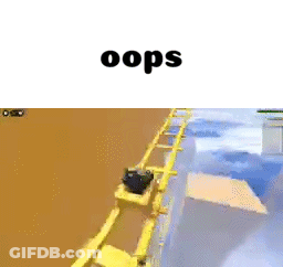 Person Riding Roller Coaster In Video Game GIF
