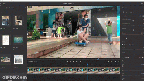 Person Riding Skateboard In Front Of Building GIF