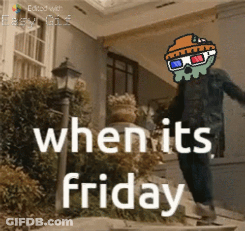 Person Riding Skateboard When Its Friday GIF