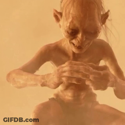 Person's Close Up With Ring Saying Yelp GIF