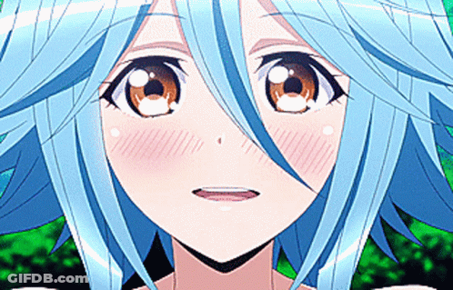 Person's Eyes With Blue Makeup GIF