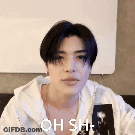 Person's Face Close Up Oh Sh GIF