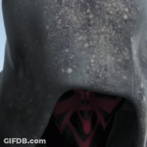 Person's Face Close Up With Hood GIF
