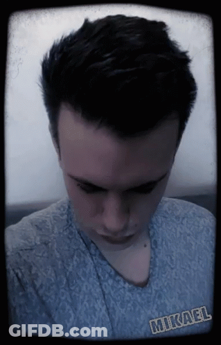 Person's Face Close Up With Mikael GIF