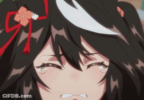 Person's Face Close Up With White Glove GIF