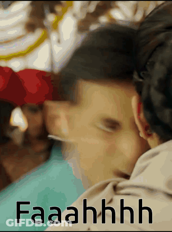 Person's Face Saying Faaahhhh GIF