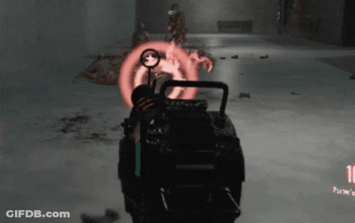 Person's Face With Apocalypse Text GIF
