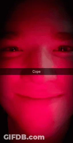 Person's Face With Cope GIF