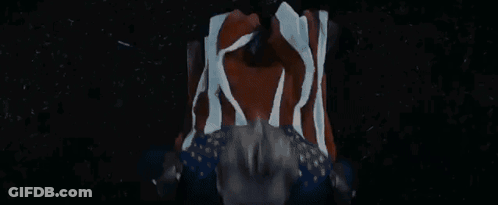 Person's Face With Red Light GIF