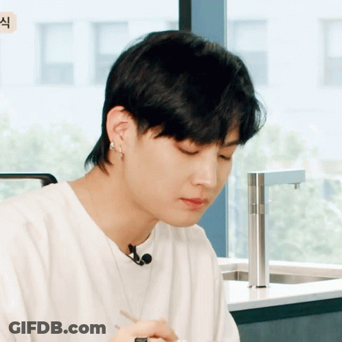 Person's Face With Sink And Window GIF