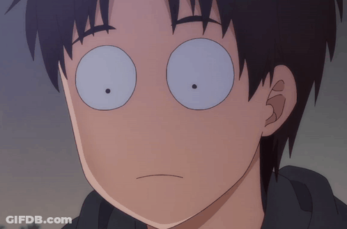 Person's Face With Slight Smirk GIF