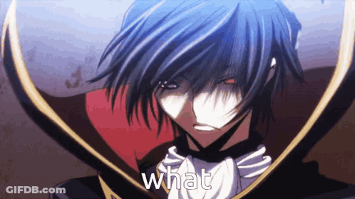 Person's Face With What Text GIF