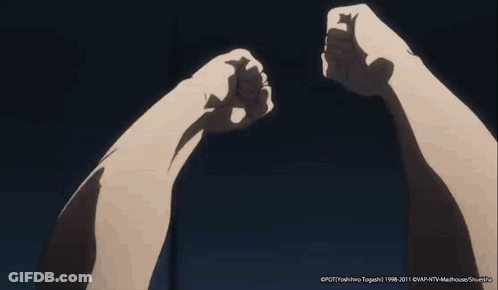 Person's Fist Close Up GIF