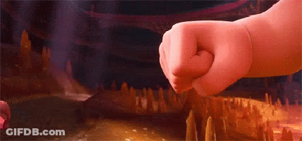 Person's Fist Punched In Cave GIF