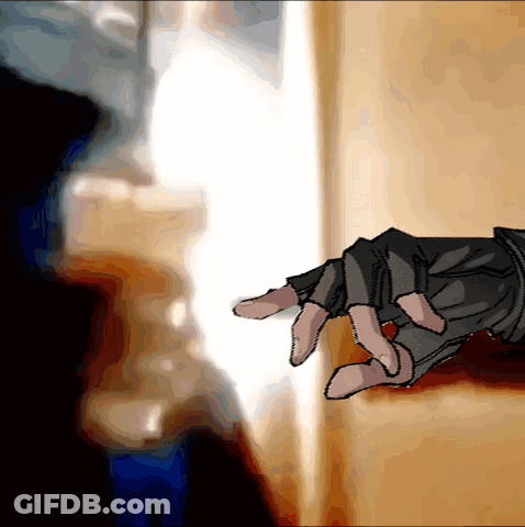 Person's Hand Reaching Out GIF