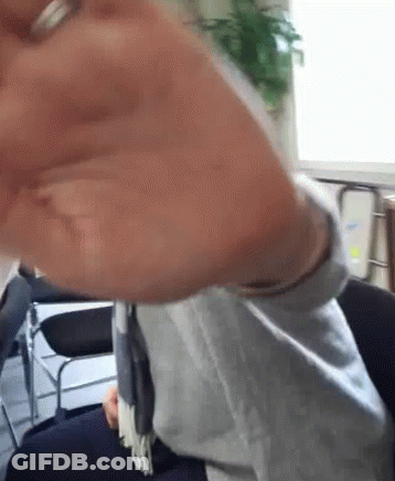 Person's Hand Reaching Out GIF