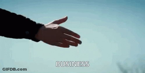 Person's Hand Reaching To Shake GIF