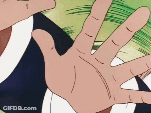 Person's Hand With Numbers 1 To 12 GIF