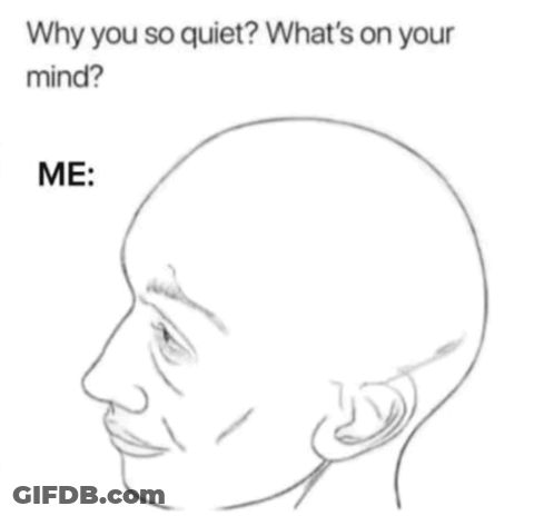 Person's Head With Lion Drawing GIF