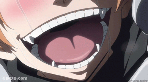 Person's Mouth Close Up With Tumblr GIF