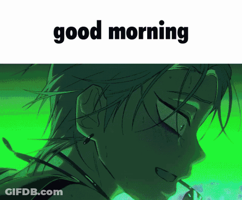 Person Saying Good Morning GIF