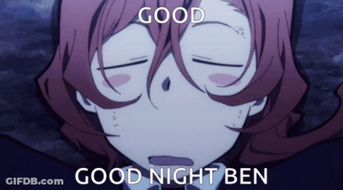 Person Saying Good Night Ben GIF