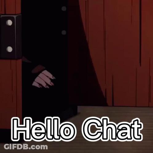 Person Saying Hello Chat GIF