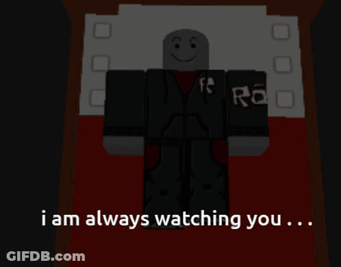 Person Saying I Am Always Watching You GIF