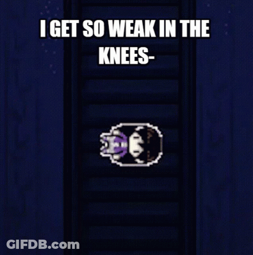 Person Saying I Get So Weak In The Knees GIF