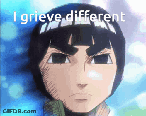 Person Saying I Grieve Different GIF