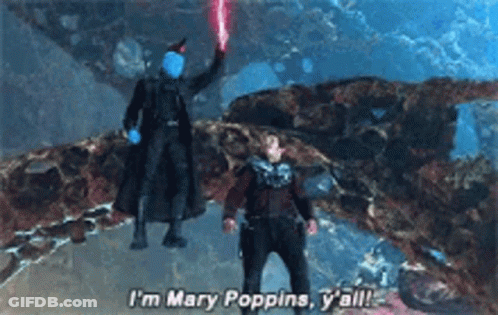 Person Saying I'm Mary Poppins Y'all GIF