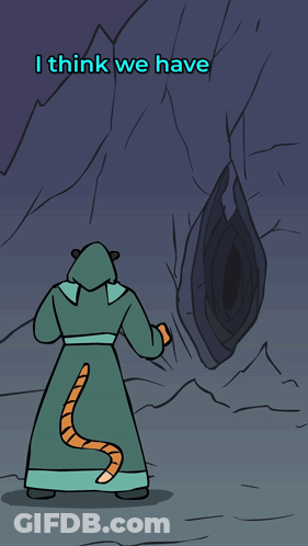 Person Saying I Think We Have To Go Deeper Into This Caaave GIF