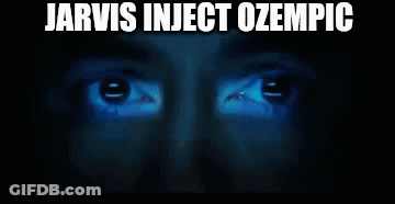 Person Saying Jarvis Inject Ozempic GIF