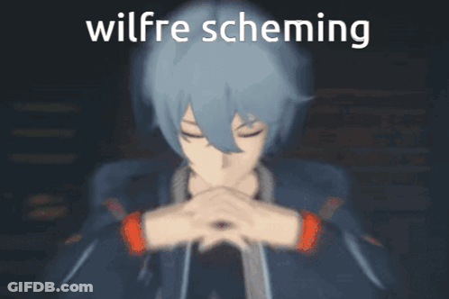 Person Saying Wilfre Scheming GIF