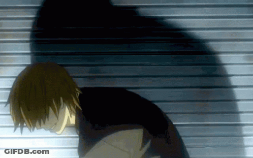 Person Shadow On Wall GIF