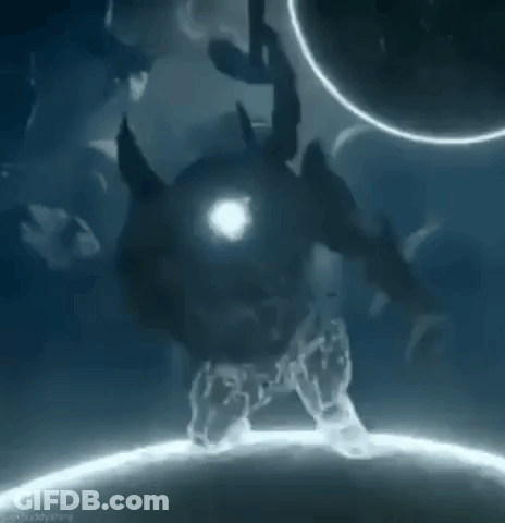 Person Silhouette In Dark Room GIF