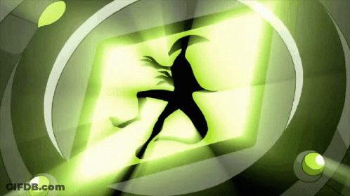 Person Silhouette In Green Circle GIF