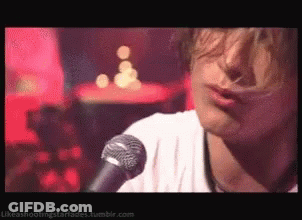 Person Singing Into Microphone Likeashootingstarfades GIF