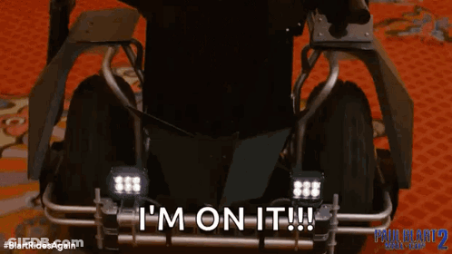 Person Sitting In Car With I'm On It GIF