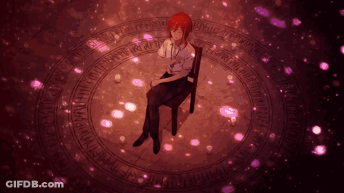 Person Sitting In Chair With I'm Sorry Circle GIF
