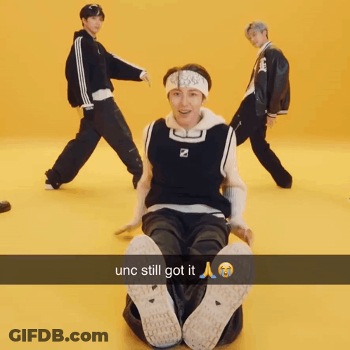 Person Sitting On Floor Saying UNC Still Got It GIF