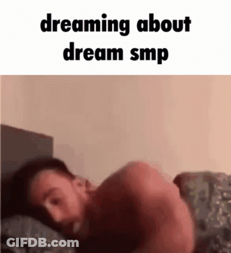 Person Sleeping Dreaming About Dream SMP GIF