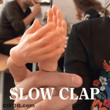 Person Slow Clap GIF