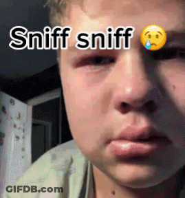 Person Sniff Sniff GIF