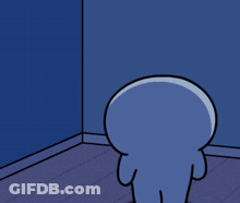 Person Standing In Corner GIF
